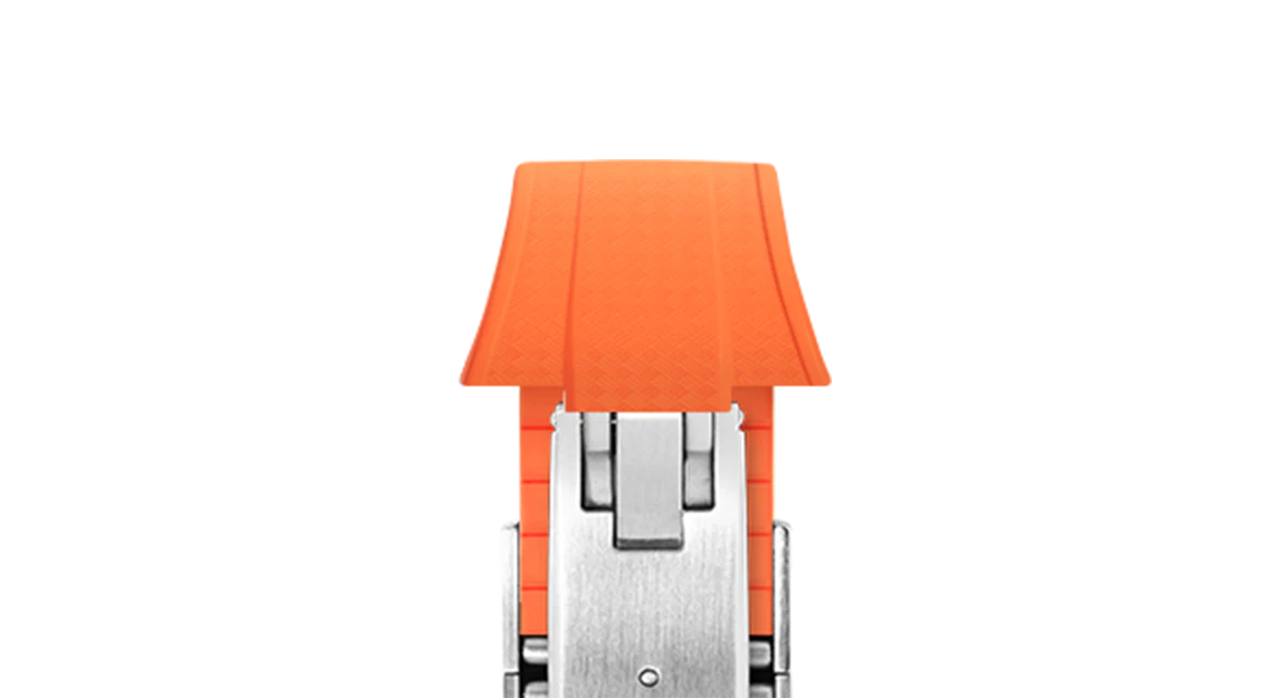 Orange CTS Rubber Strap for Tissot PRX - Image 7