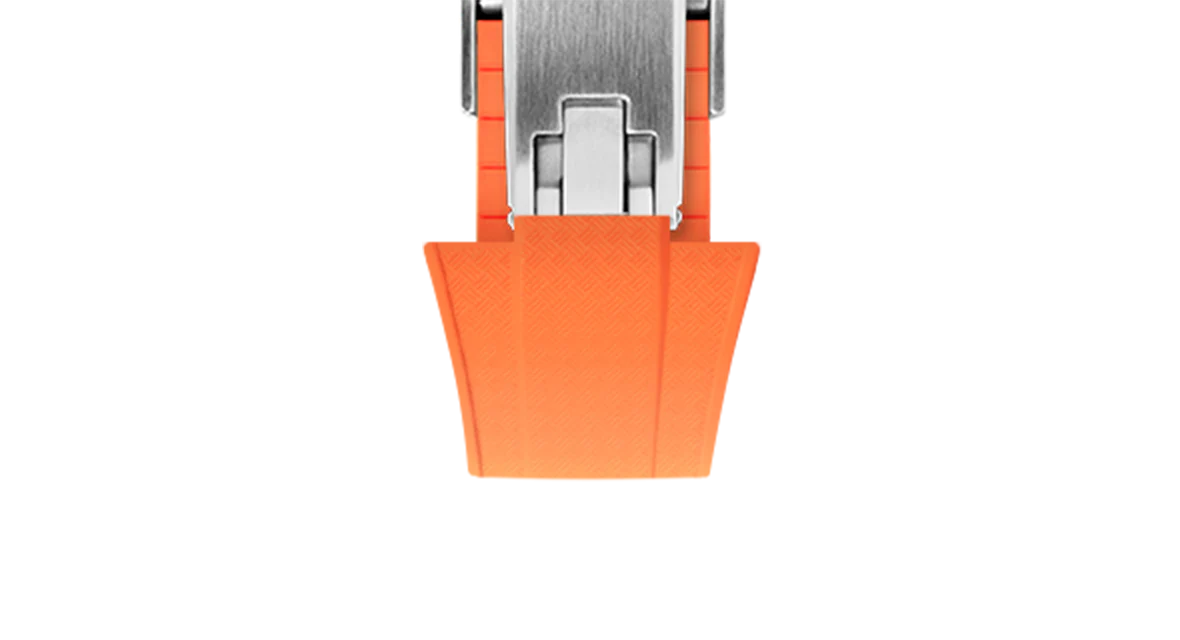 Orange CTS Rubber Strap for Tissot PRX - Image 8