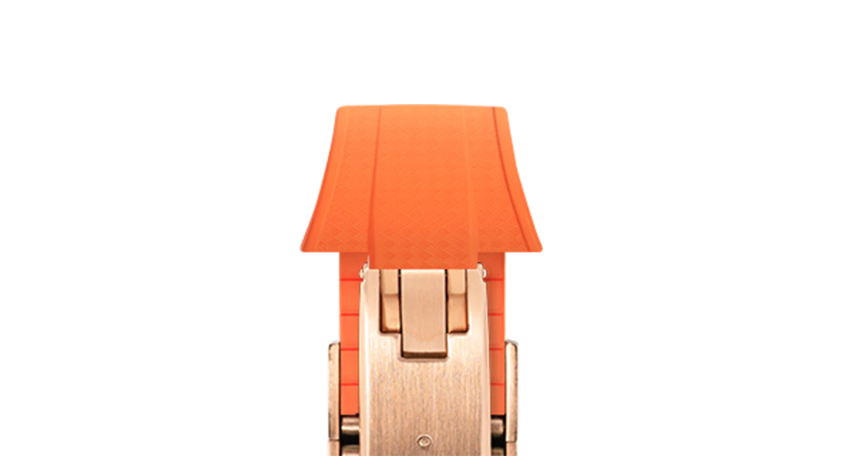 Orange CTS Rubber Strap for Tissot PRX - Image 9
