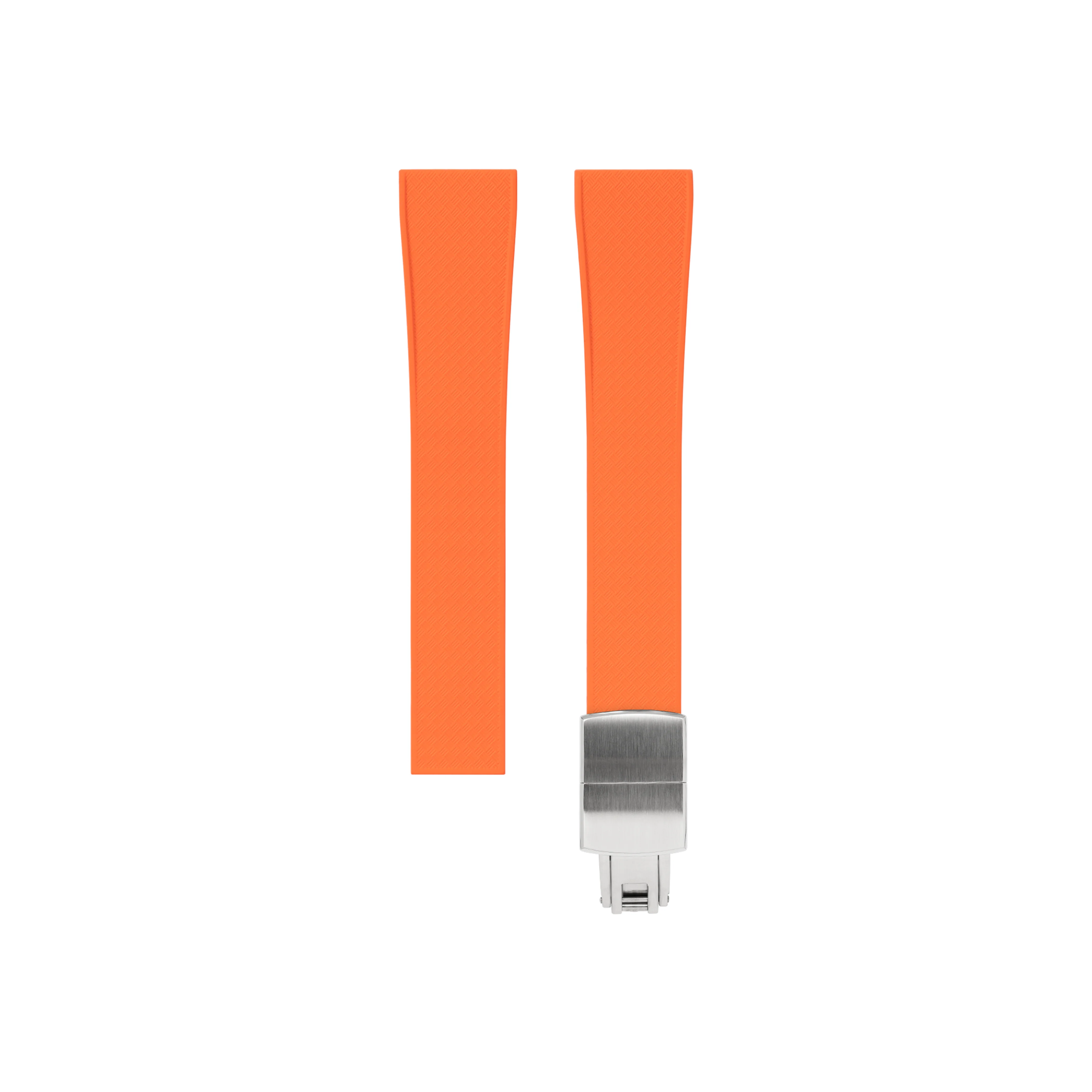 Orange Tropical CTS Rubber Strap