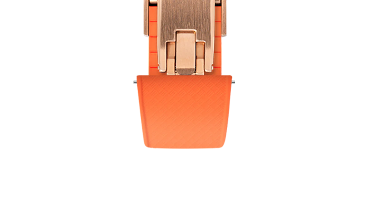 Orange Tropical CTS Rubber Strap - Image 12