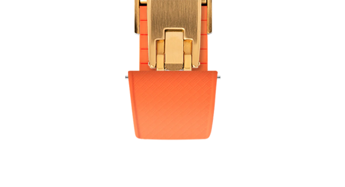Orange Tropical CTS Rubber Strap - Image 14