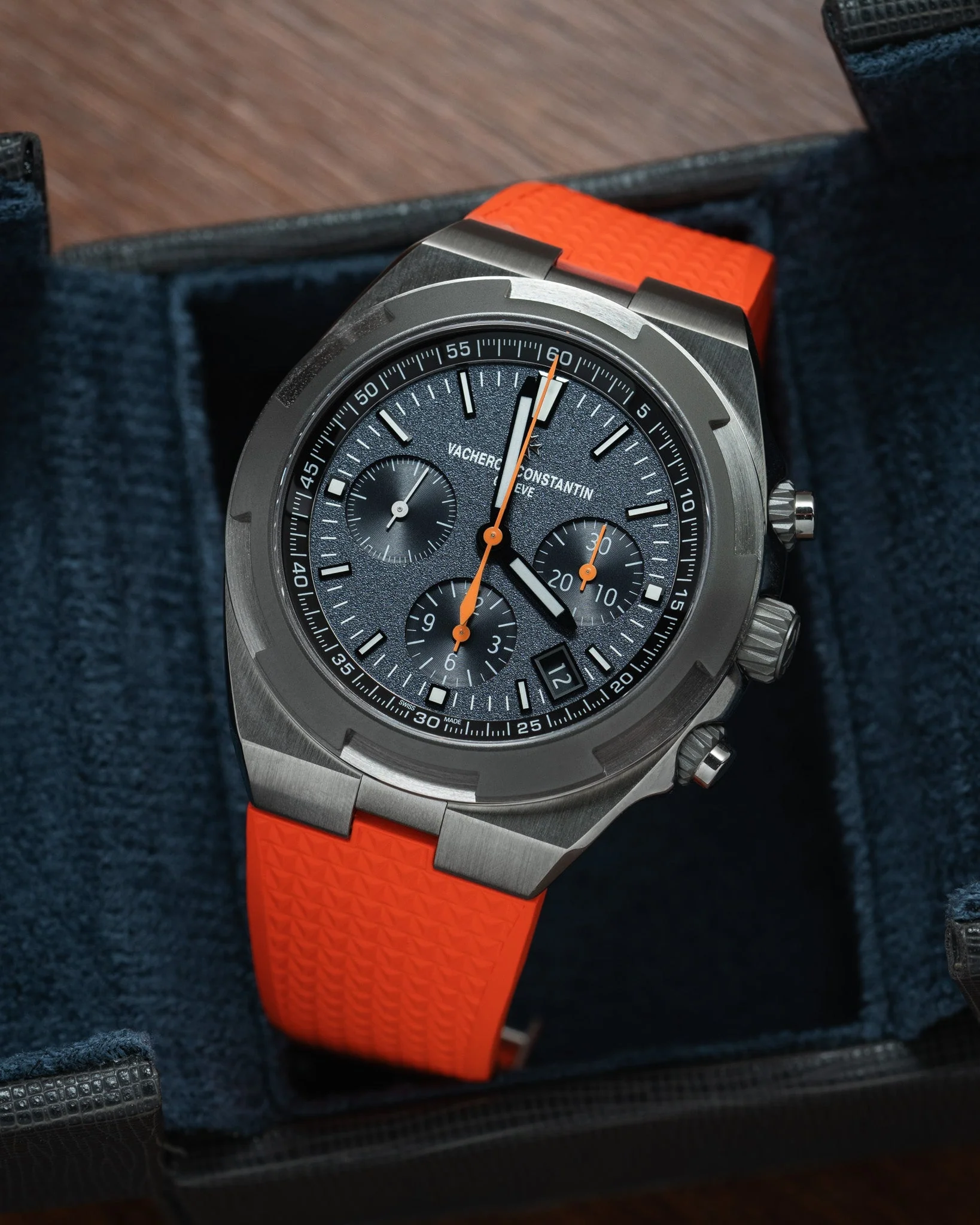 Orange CTS Rubber Strap for Vacheron Constantin Overseas - Image 7