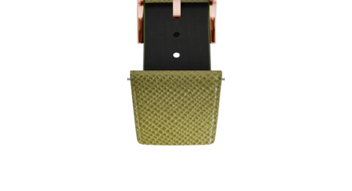 Overstock: Army Green Saffiano Stitchless Strap - Image 8