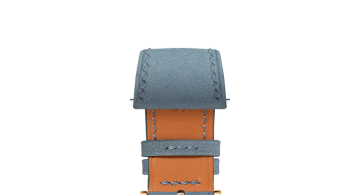 Overstock: Pastel Blue Nubuck Slim Strap - Image 8