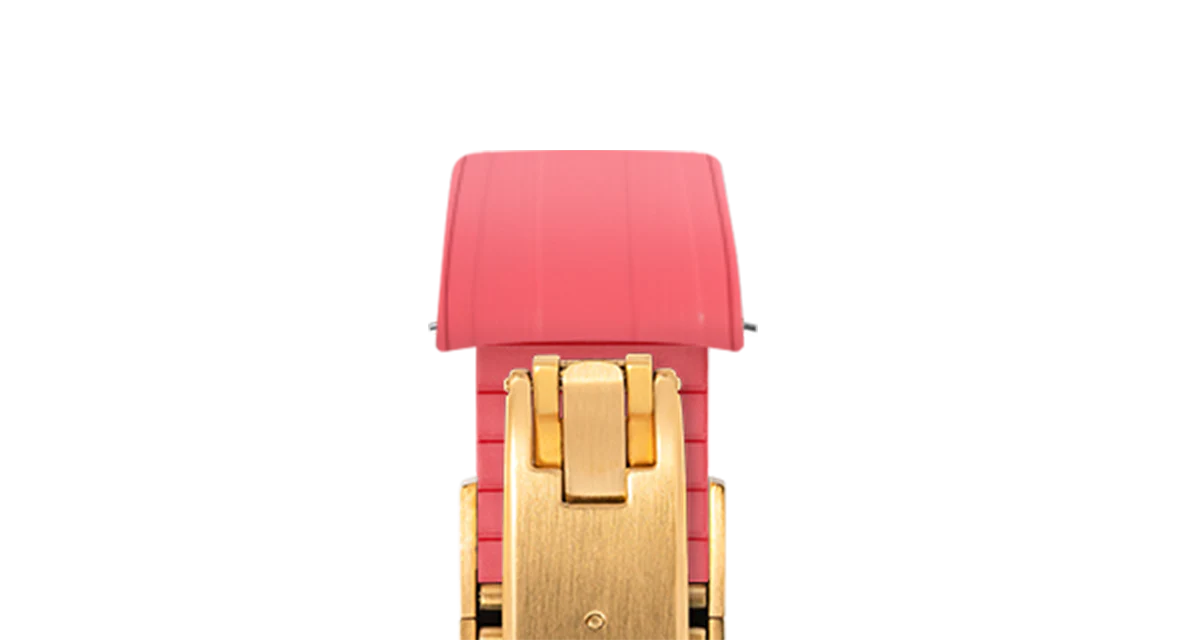 Pink CTS Rubber Strap for Rolex Submariner 41mm - Image 10