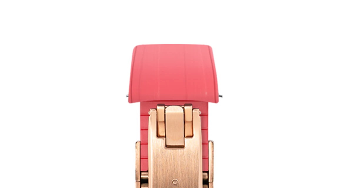 Pink CTS Rubber Strap for Rolex Submariner 41mm - Image 8