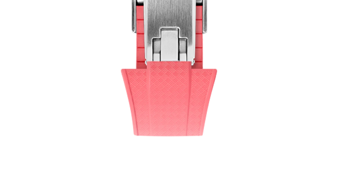 Pink CTS Rubber Strap for Tissot PRX - Image 8