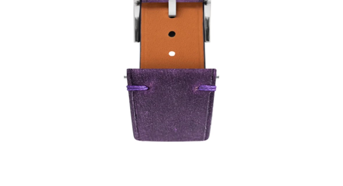 Overstock: Purple Crazy Horse Side-Stitch Strap - Image 5