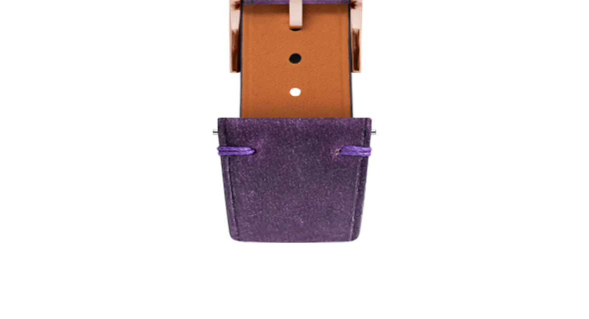 Overstock: Purple Crazy Horse Side-Stitch Strap - Image 7