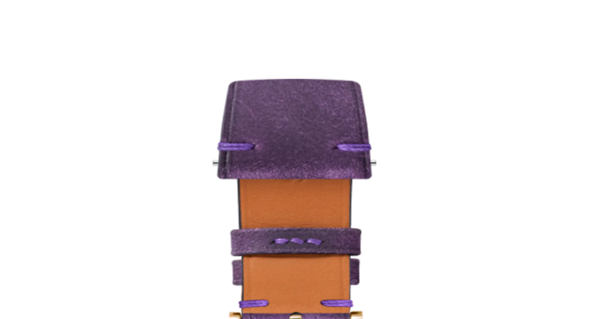 Overstock: Purple Crazy Horse Side-Stitch Strap - Image 8