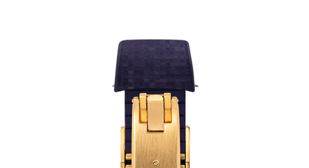 Purple Curved CTS Rubber Strap for MB&F MAD1 - Image 11