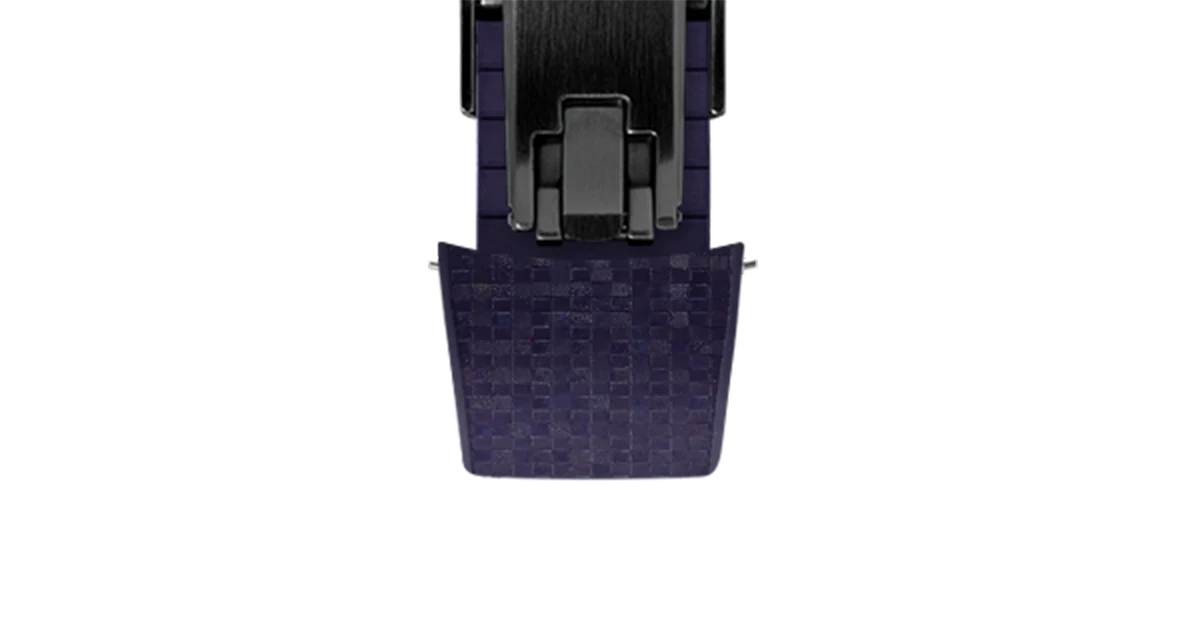 Purple Curved CTS Rubber Strap for MB&F MAD1 - Image 14