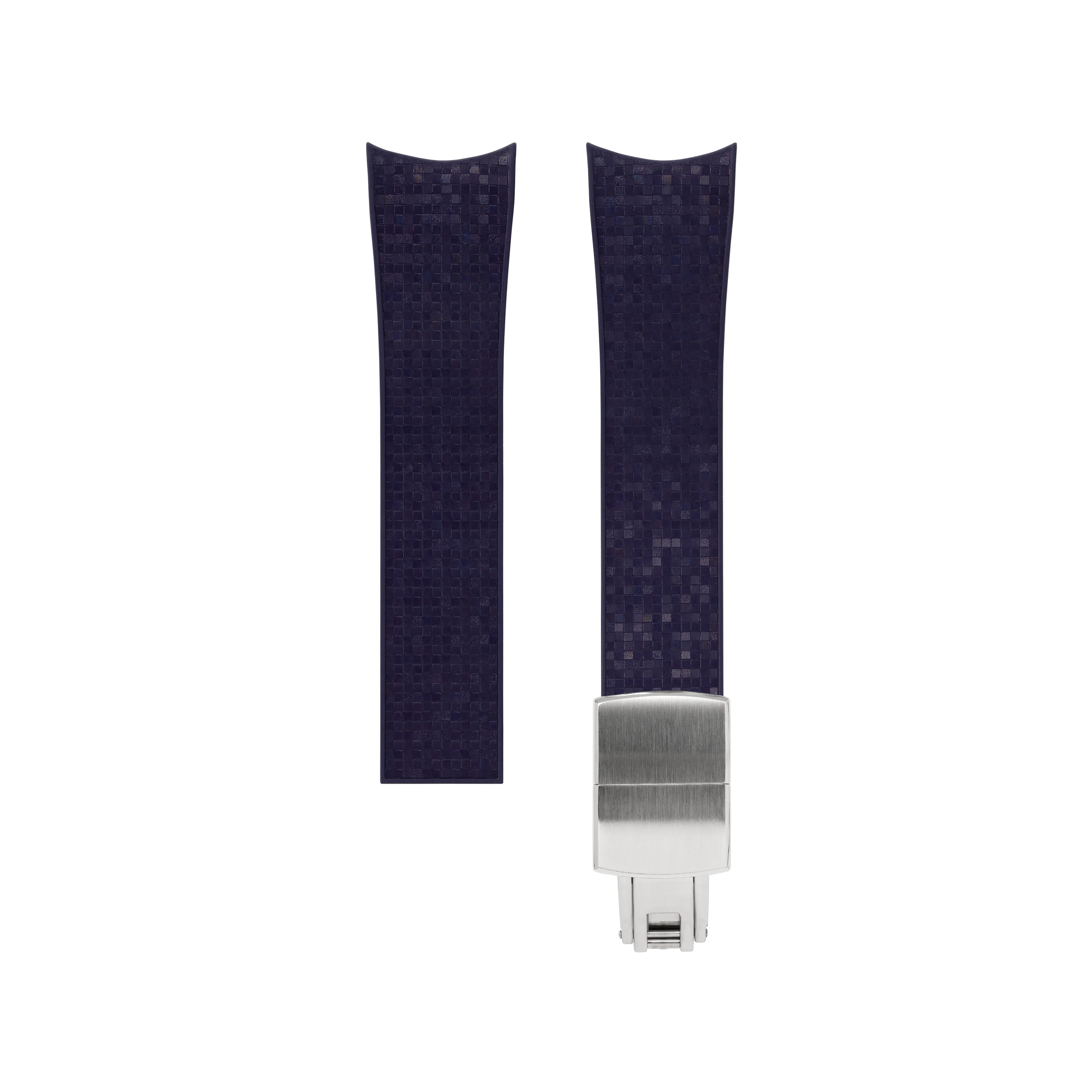 Purple Curved CTS Rubber Strap for MB&F MAD1 - Image 6