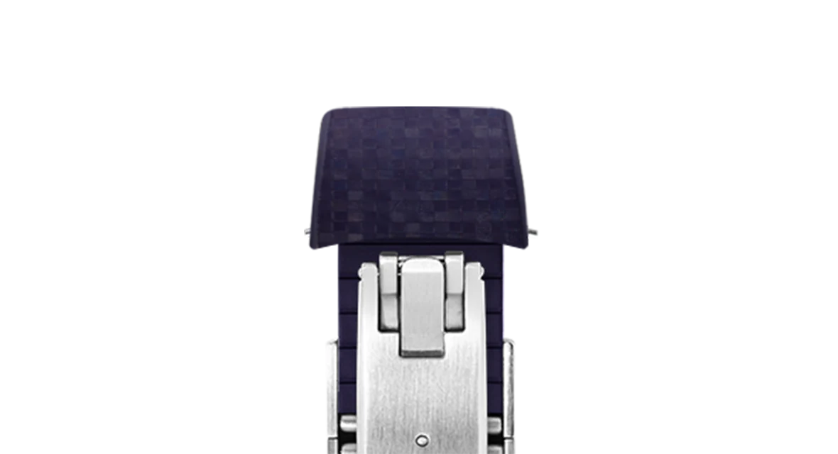 Purple Curved CTS Rubber Strap for MB&F MAD1 - Image 7