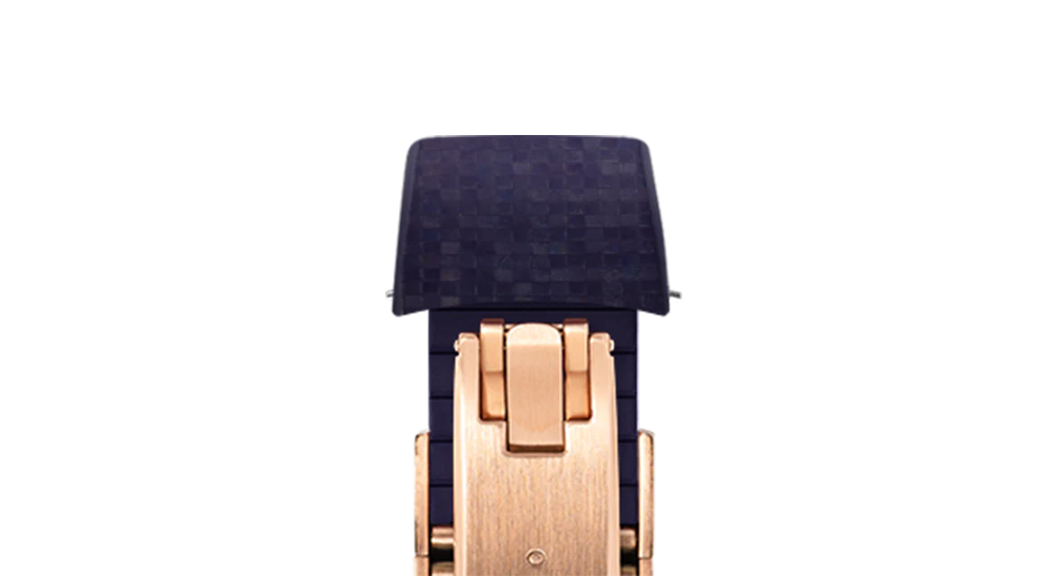 Purple Curved CTS Rubber Strap for MB&F MAD1 - Image 9
