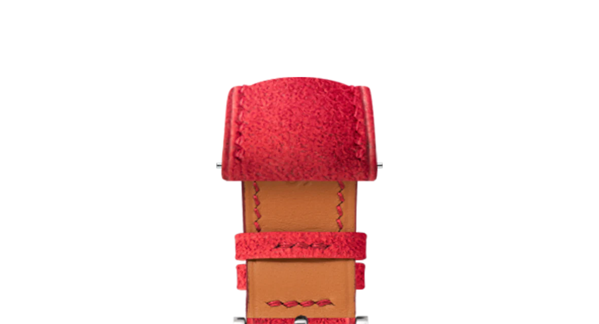 Red Alcantara Signature Strap - Image 3