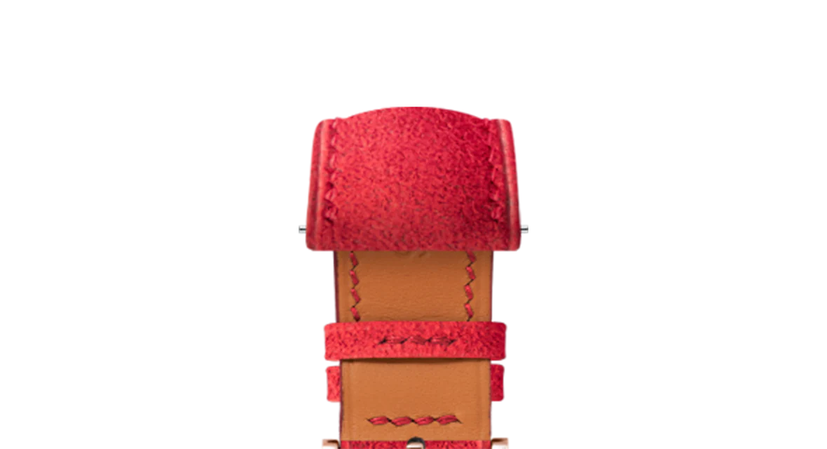 Red Alcantara Signature Strap - Image 5