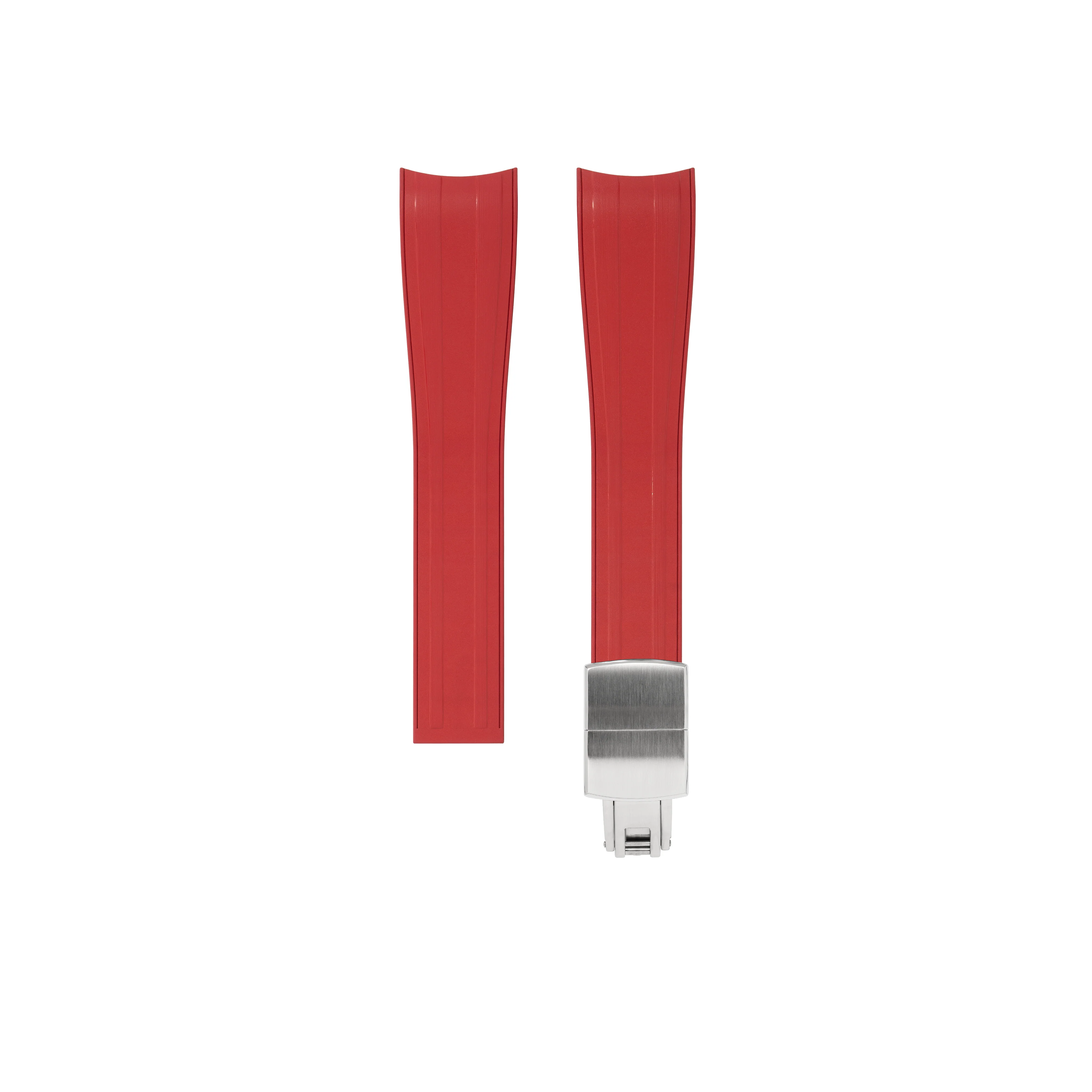 Red CTS Rubber Strap for Rolex Submariner 41mm - Image 5