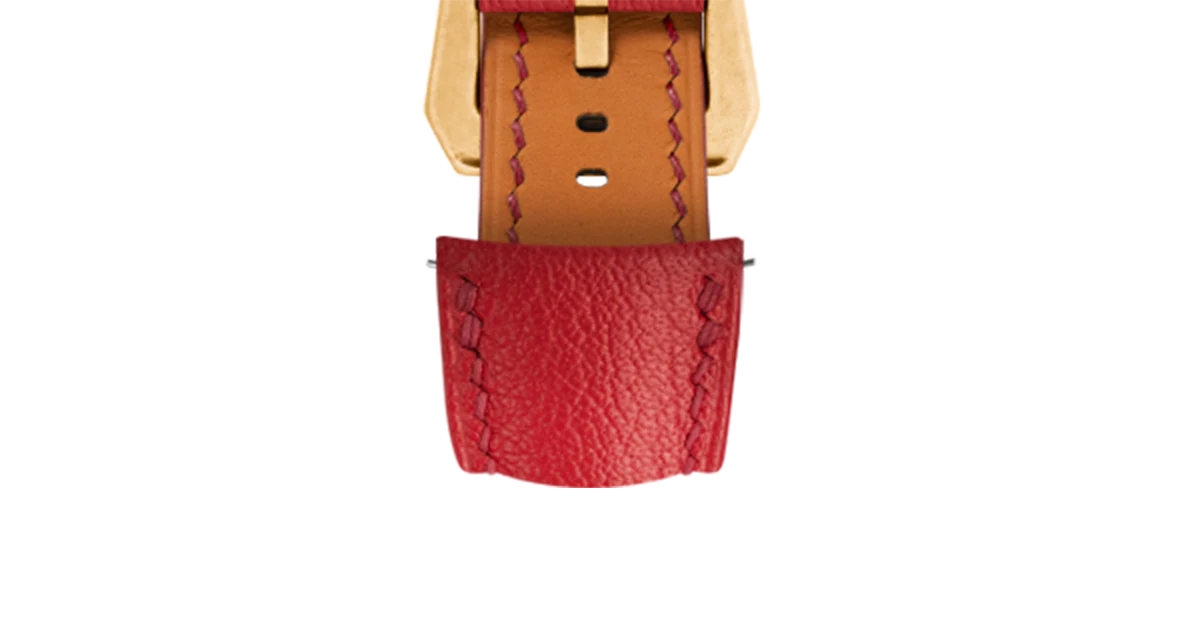 Red Chevre Strap for MB&F MAD1 - Image 11
