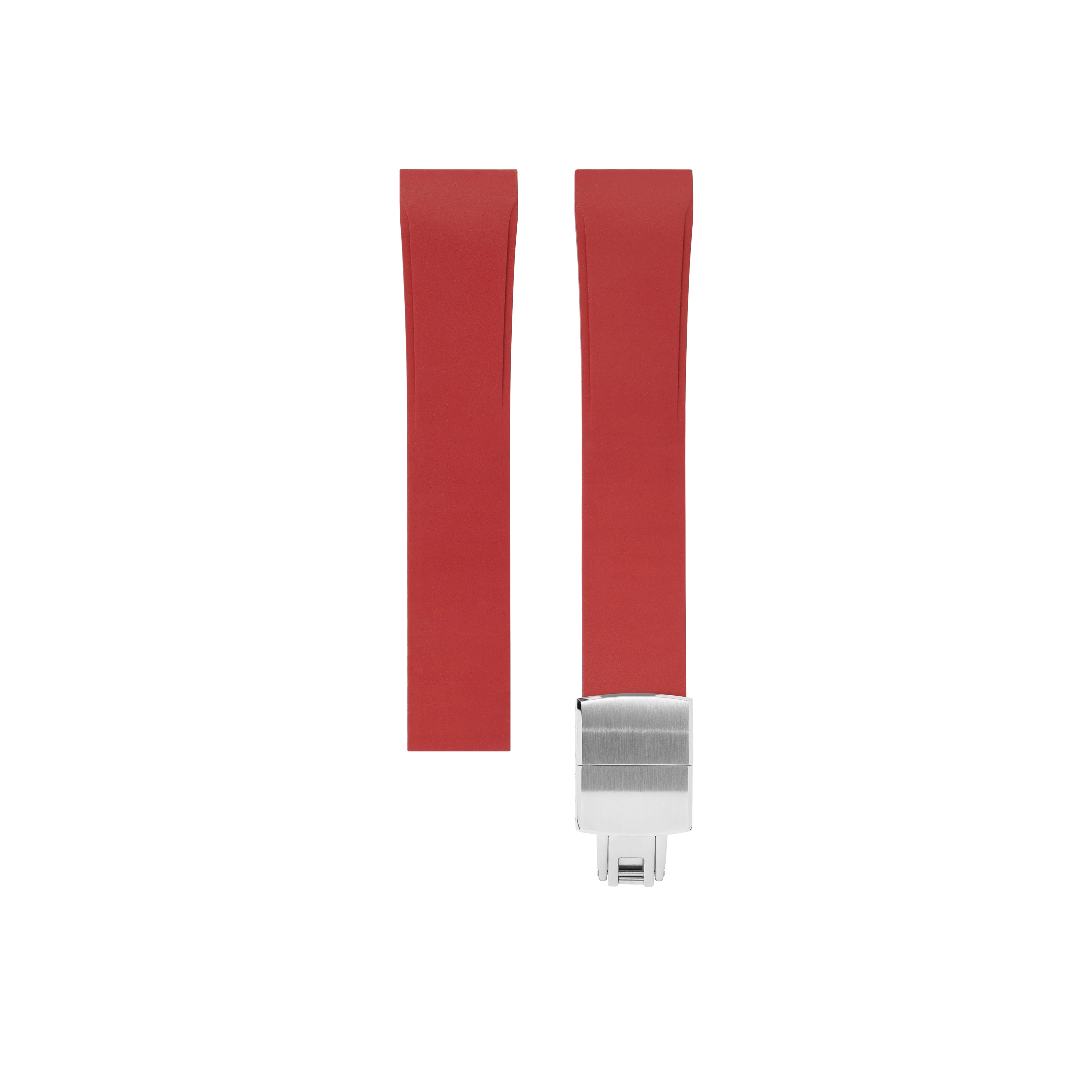 Red CTS Rubber Strap for Cartier Santos de Cartier - Image 6