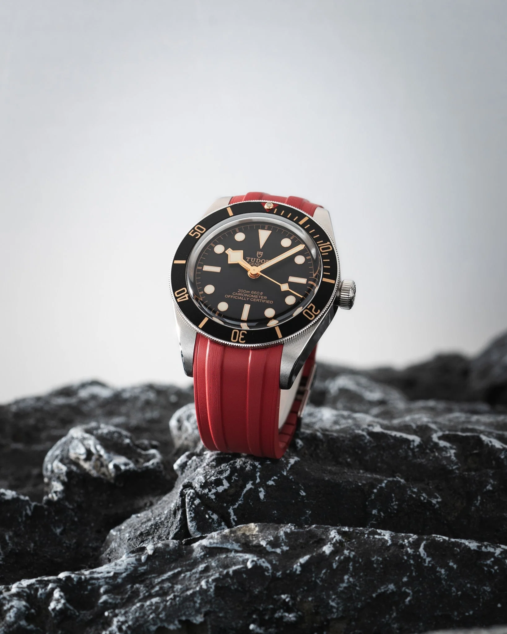 Red CTS Rubber Strap for Tudor BB58 - Image 2