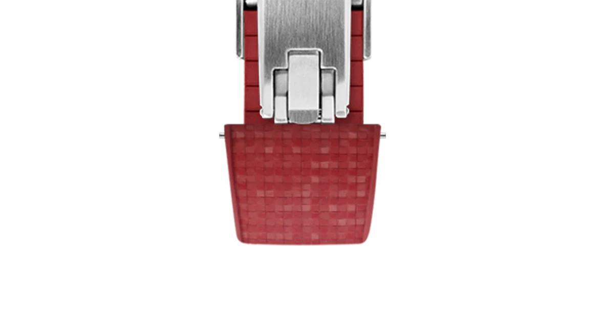 Red Mosaic CTS Rubber Strap - Image 8