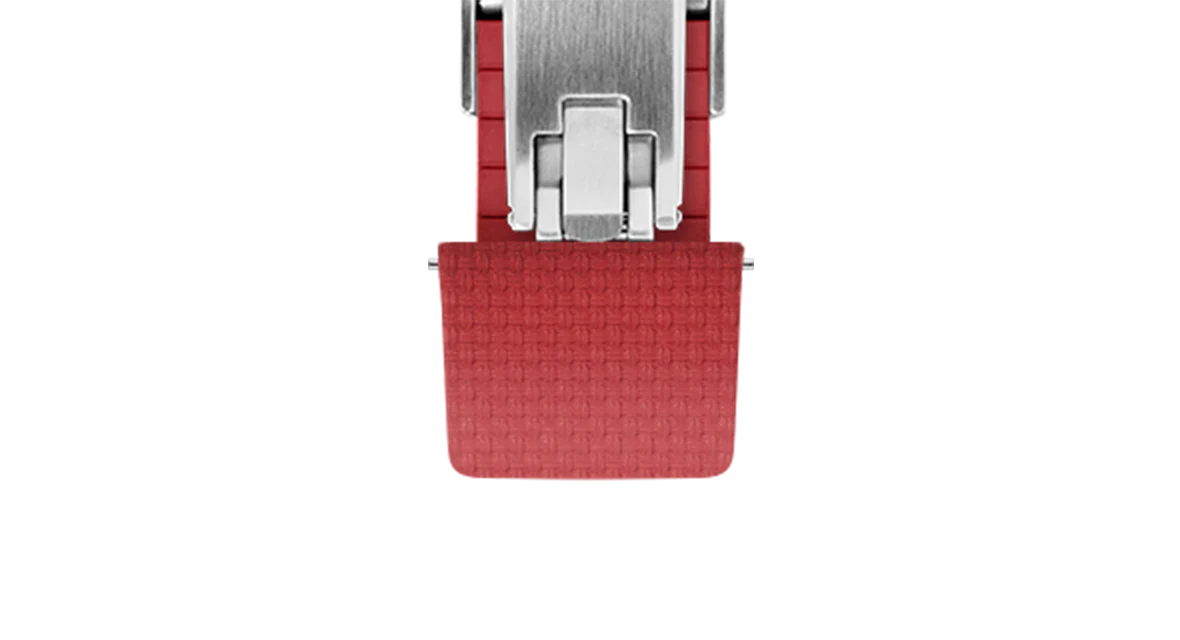 Red Sailcloth CTS Rubber Strap for F.P. Journe Élégante - Image 8