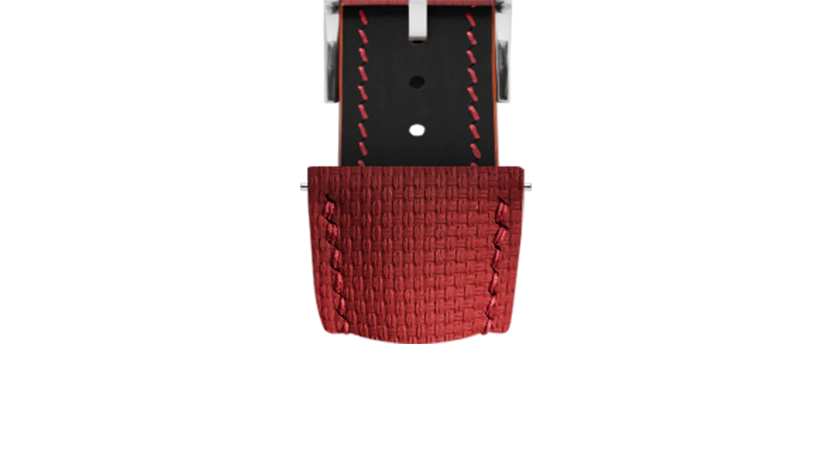 Red Sailcloth Signature Strap - Image 6