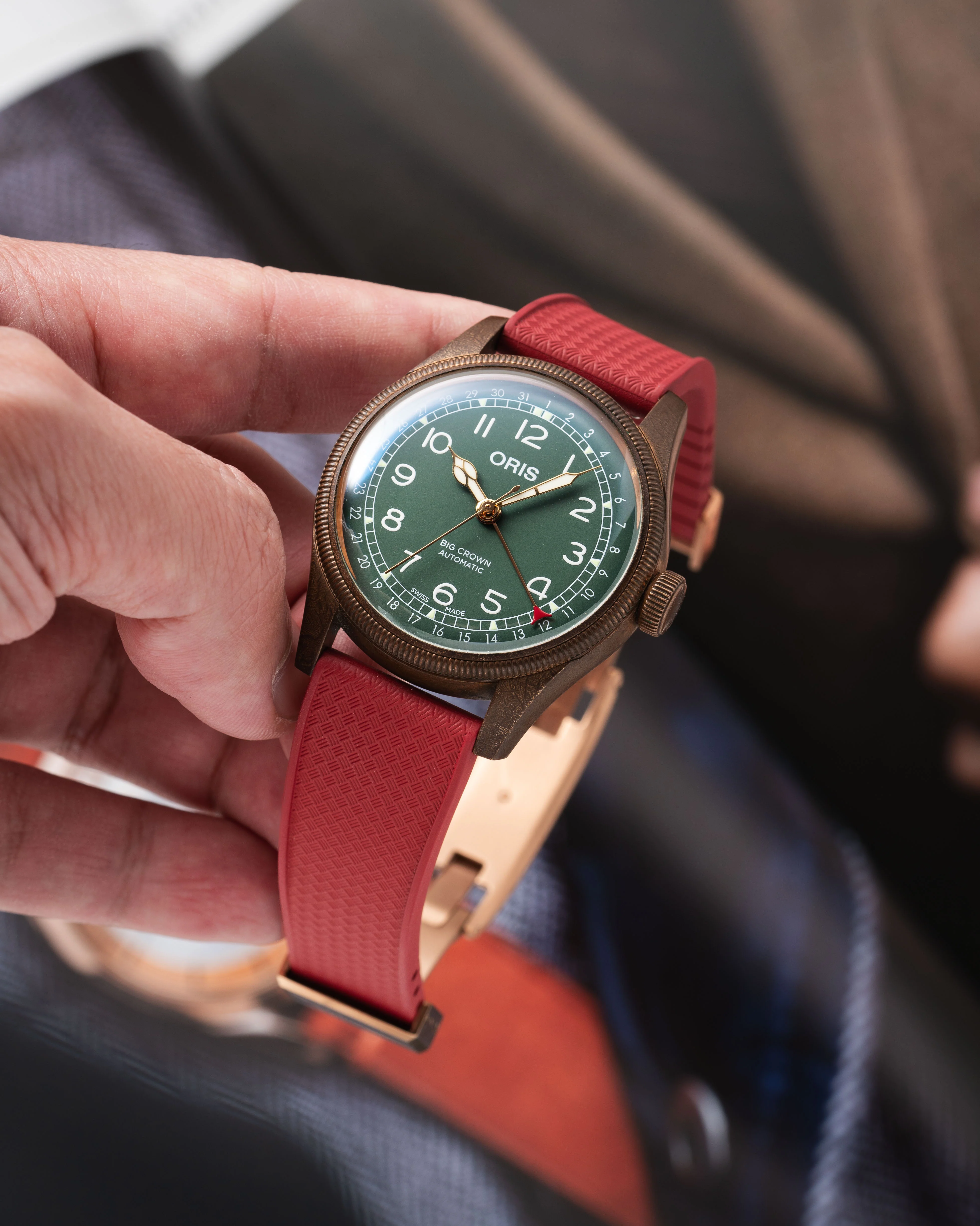 Red Tropical CTS Rubber Strap - Image 2