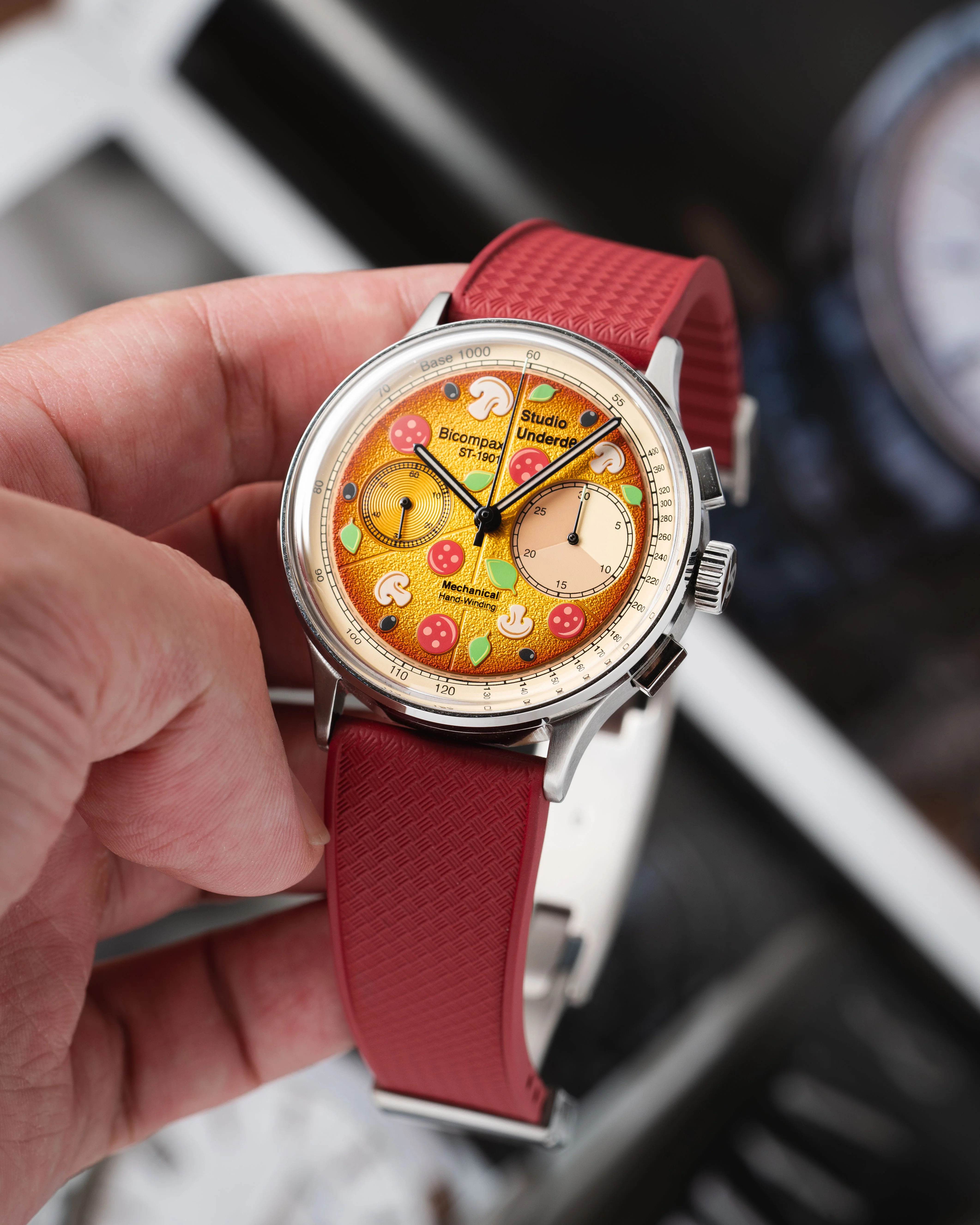 Red Tropical CTS Rubber Strap - Image 9
