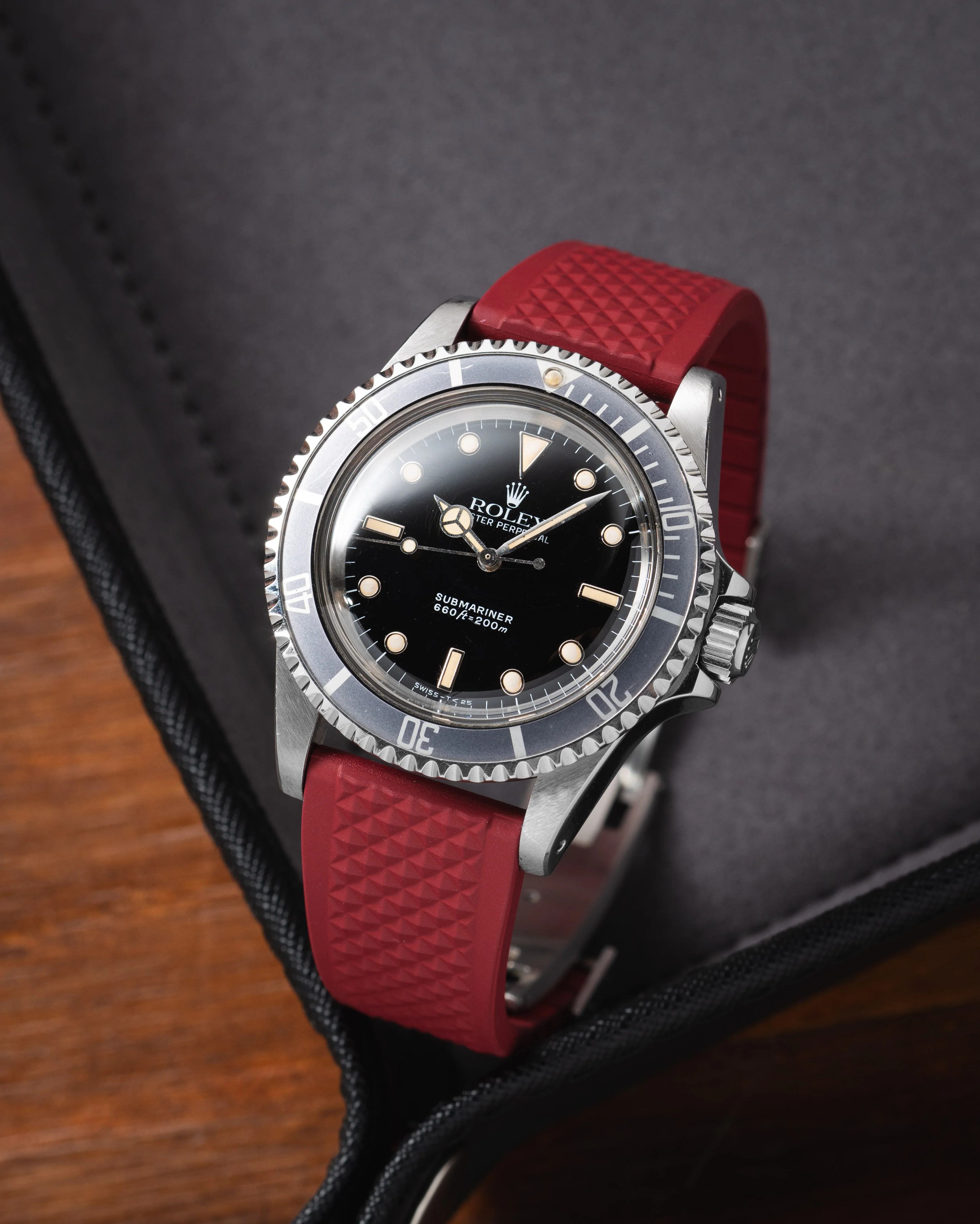 Red Waffle CTS Rubber Strap - Image 2
