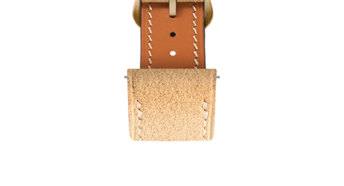 Sand Alcantara Strap for Cartier Santos-Dumont - Image 8