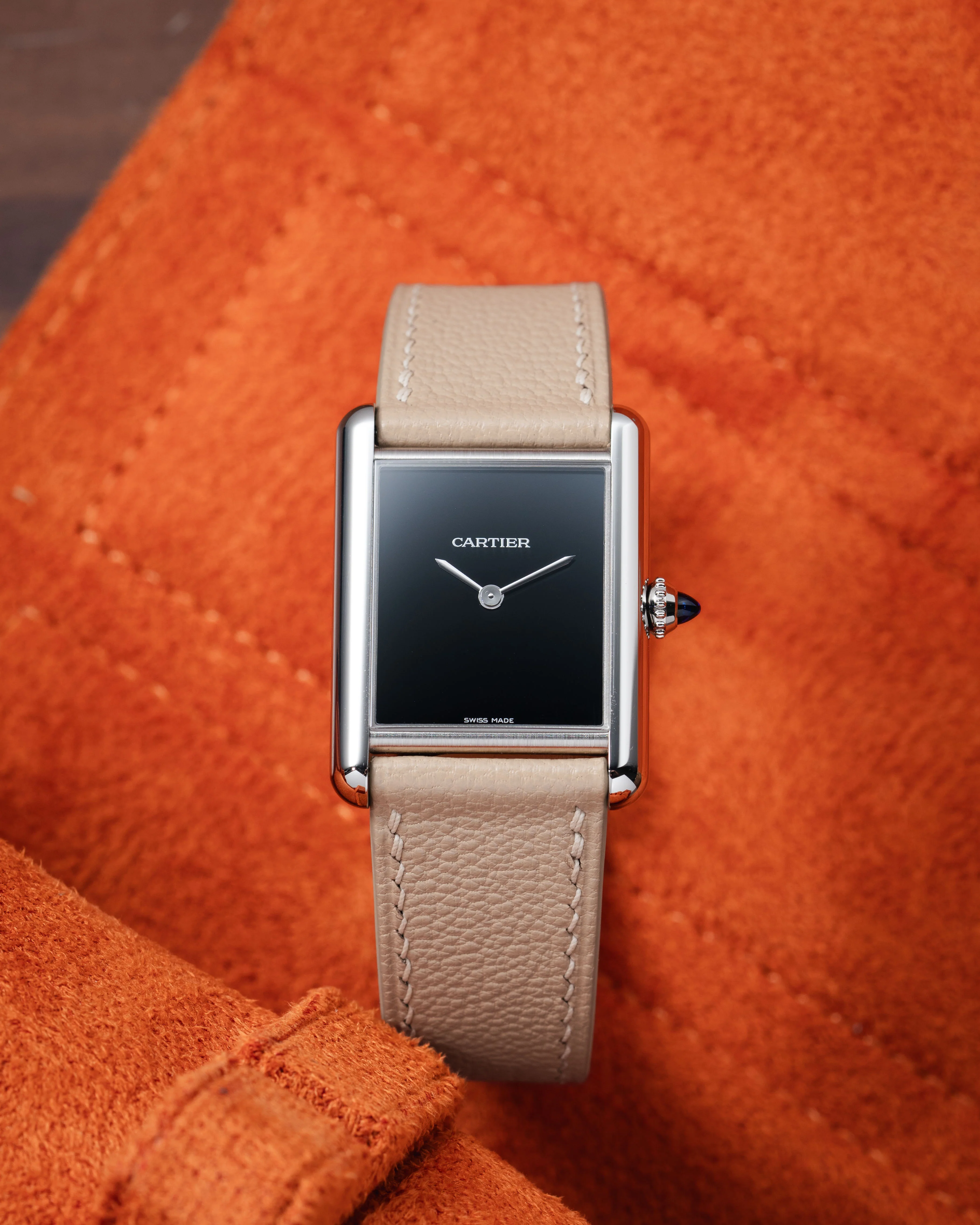 Sand Chevre Slim Strap - Image 3