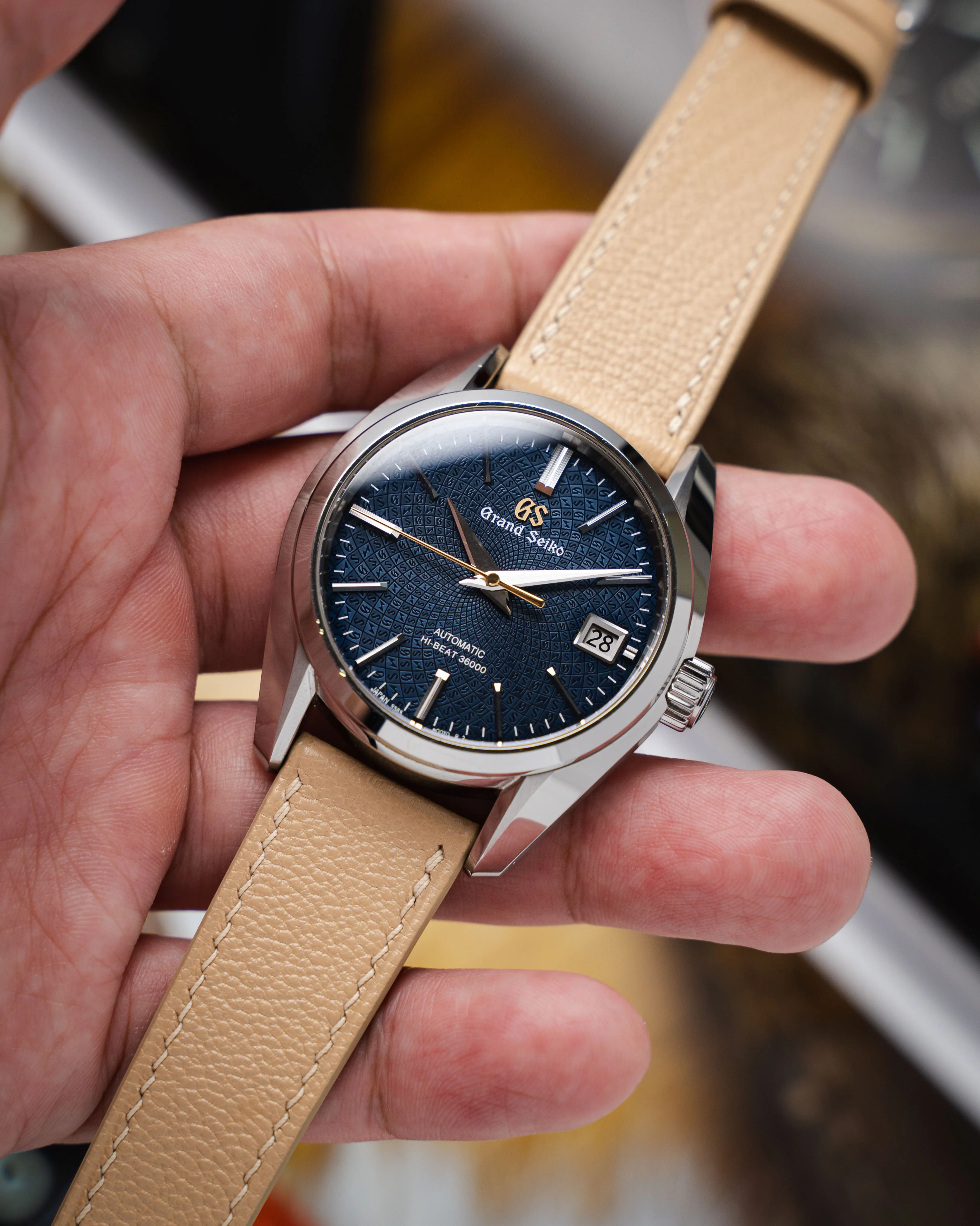 Sand Chevre Slim Strap - Image 4