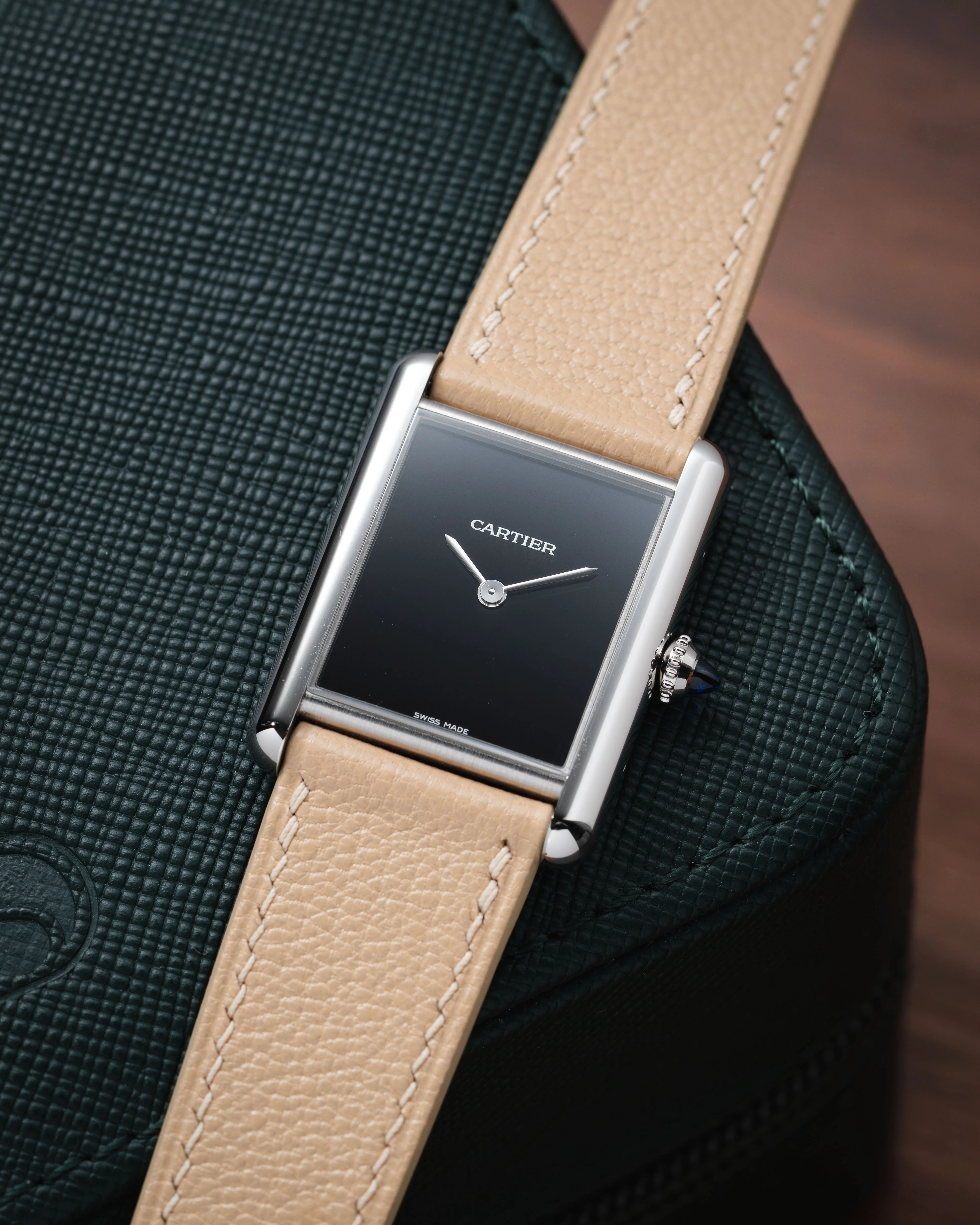Sand Chevre Slim Strap - Image 5