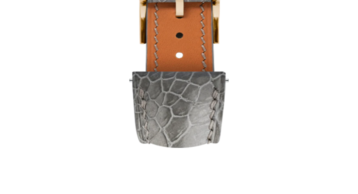 Serpentine Ostrich Leg Signature Strap - Image 8