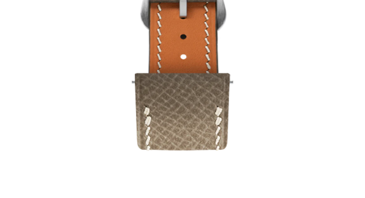 Taupe Epsom Strap for Cartier Santos-Dumont - Image 4