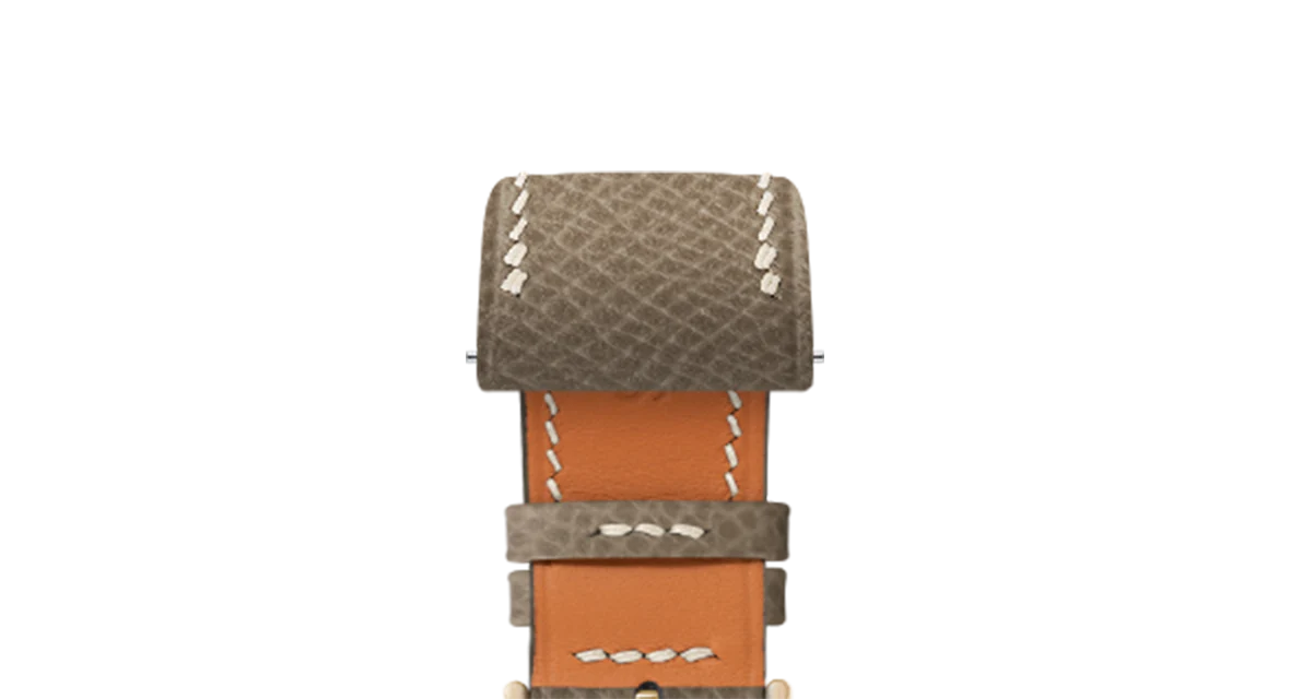 Taupe Epsom Strap for Cartier Santos-Dumont - Image 7
