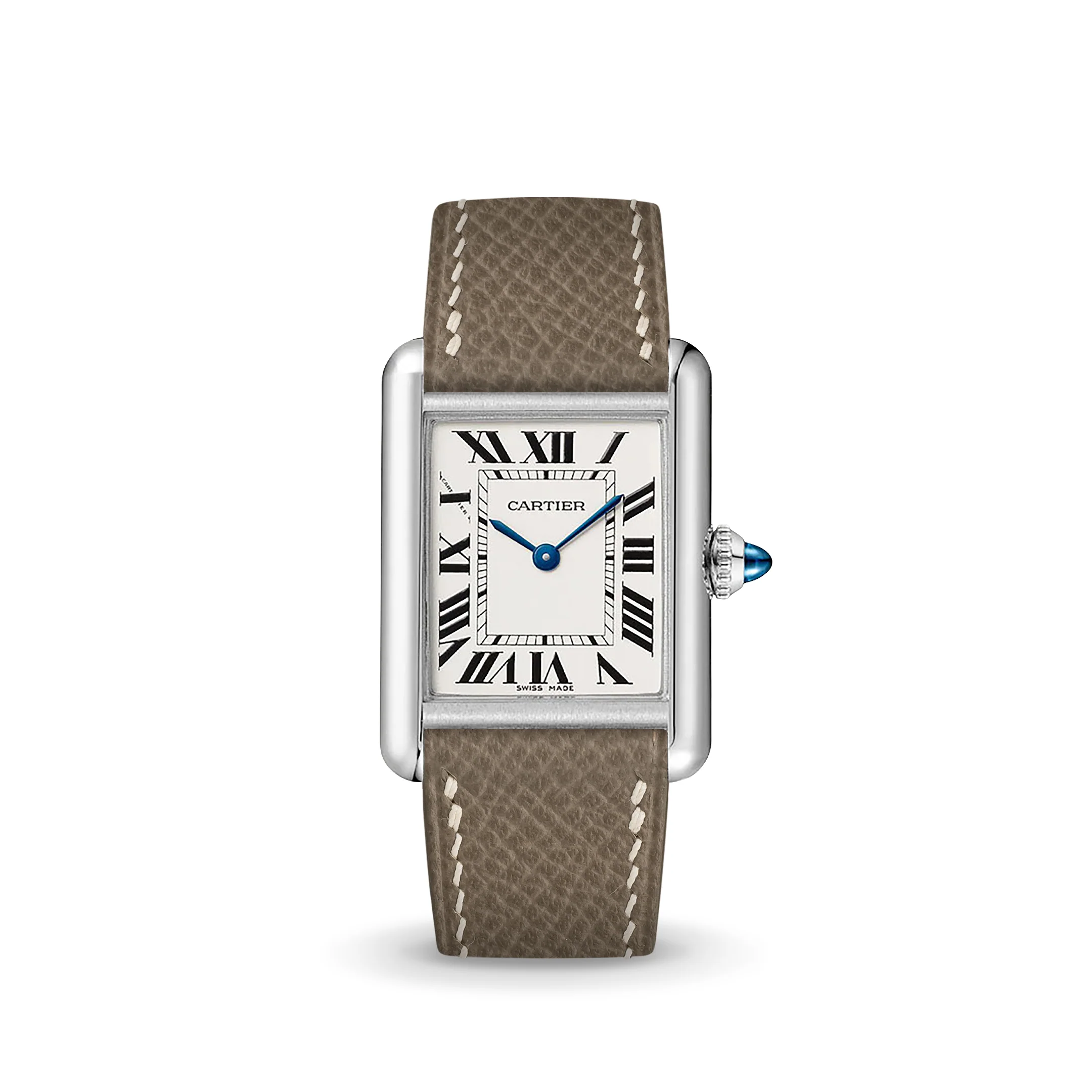 Taupe Epsom Strap for Cartier Tank