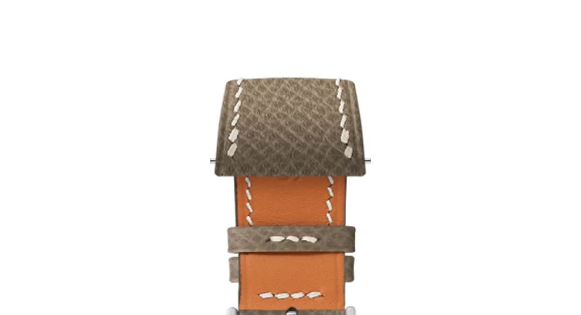 Taupe Epsom Strap for Cartier Tank - Image 5