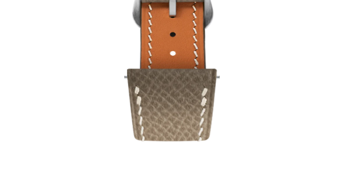 Taupe Epsom Strap for Cartier Tank - Image 6