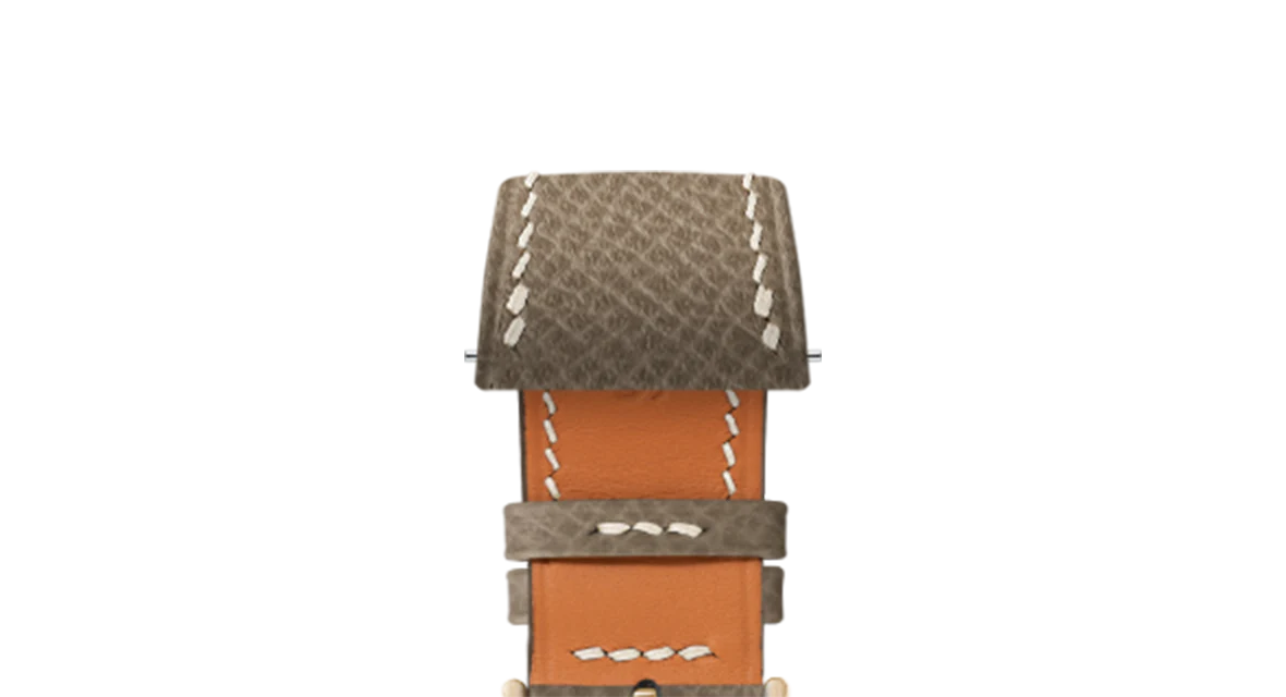 Taupe Epsom Strap for Cartier Tank - Image 9