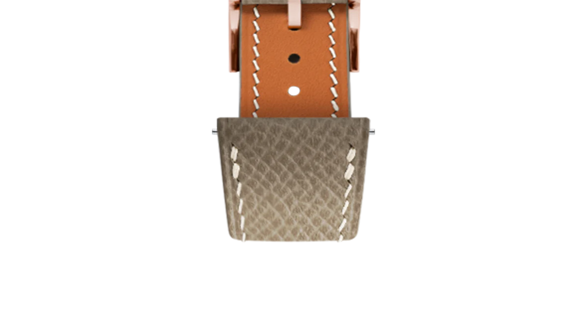 Taupe Epsom Slim Strap - Image 8