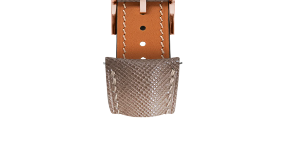 Taupe Saffiano Signature (Curved) Strap - Image 11