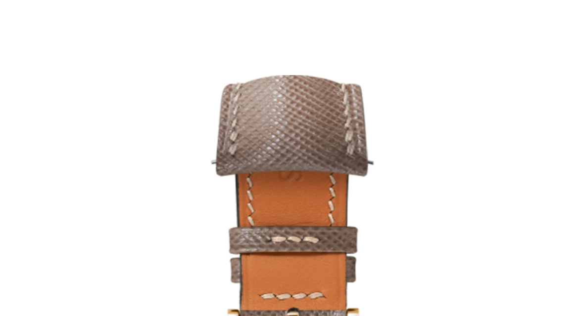 Taupe Saffiano Signature (Curved) Strap - Image 12