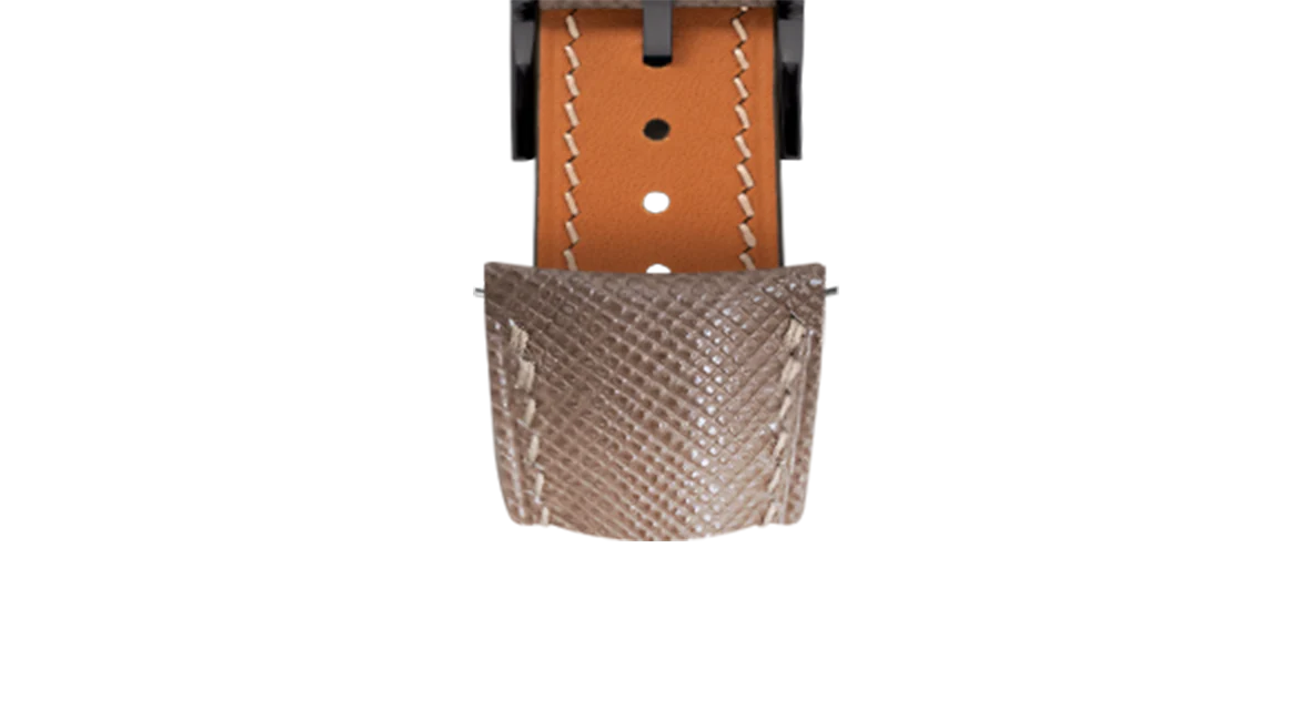 Taupe Saffiano Signature (Curved) Strap - Image 15