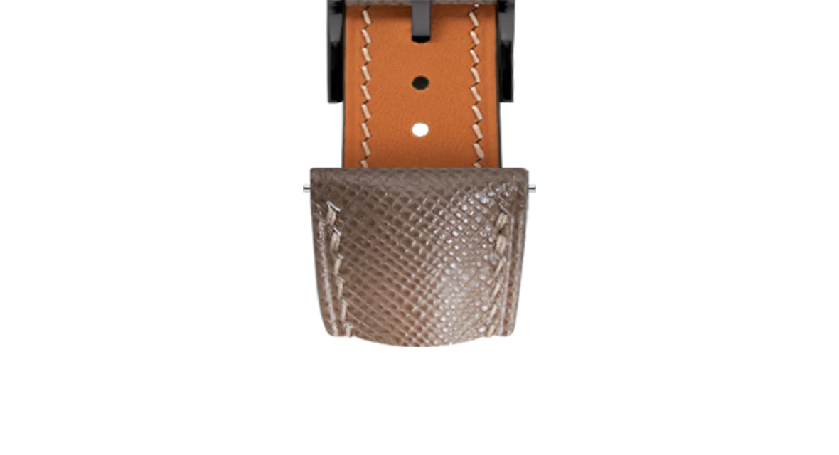 Taupe Saffiano Signature Strap - Image 11