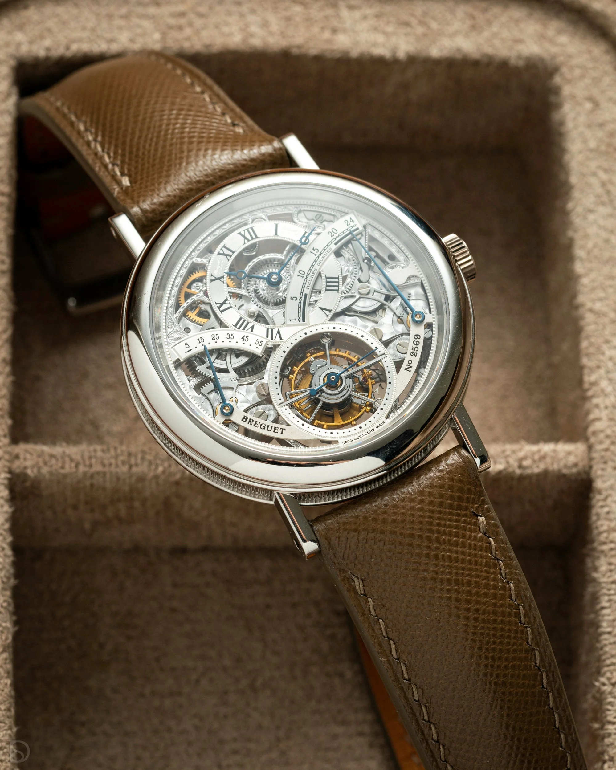 Taupe Saffiano Signature Strap - Image 3