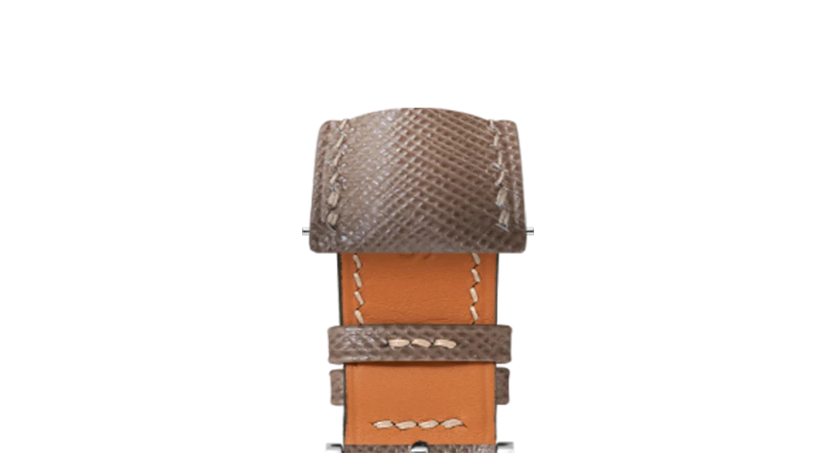 Taupe Saffiano Signature Strap - Image 4